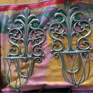 Wall mount candle holders